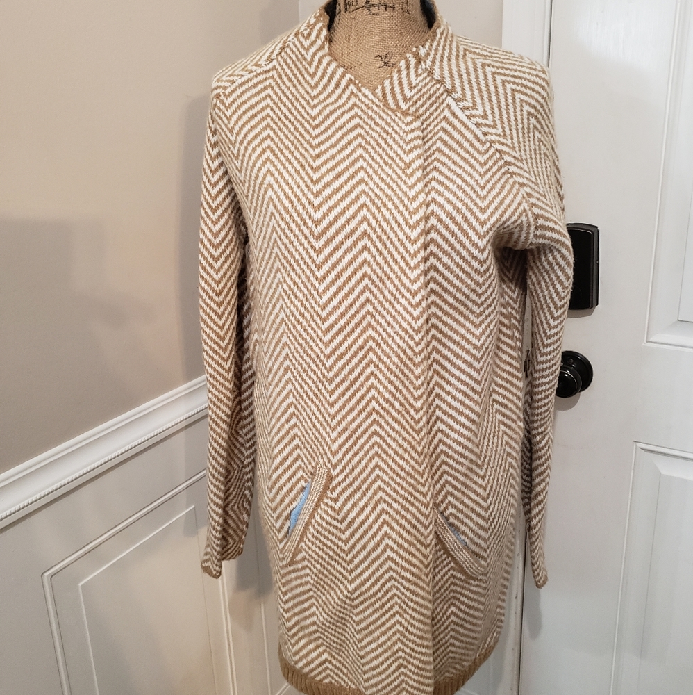 BAR III Long, Open Cardigan w/pockets S